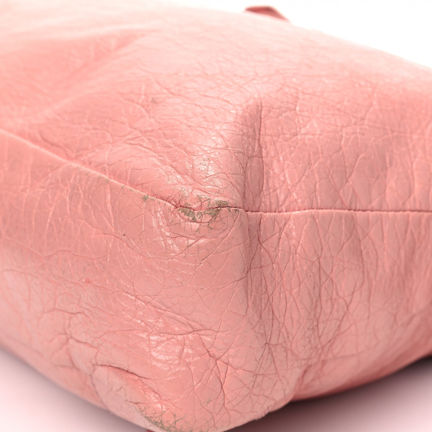 Agneau Giant 12 Silver Hardware Town Rose Peche
