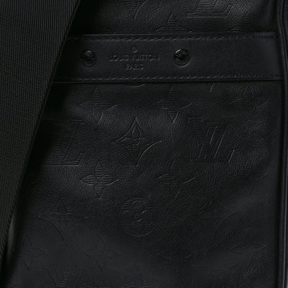 Louis Vuitton Calfskin Monogram Shadow Danube PM Black 7 of 12