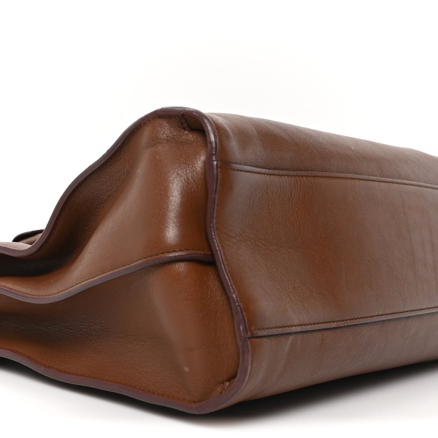 Smooth Calfskin Medium Supple Sac De Jour Brown