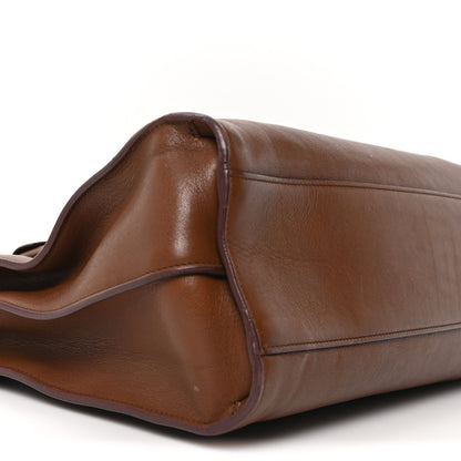 Saint Laurent Smooth Calfskin Medium Supple Sac De Jour Brown 9 of 10