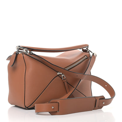 Loewe Calfskin Medium Puzzle Bag Tan 3 of 10