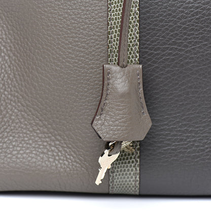 Hermes Taurillon Clemence Lizard Club Birkin 35 Etain Graphite 23 of 30