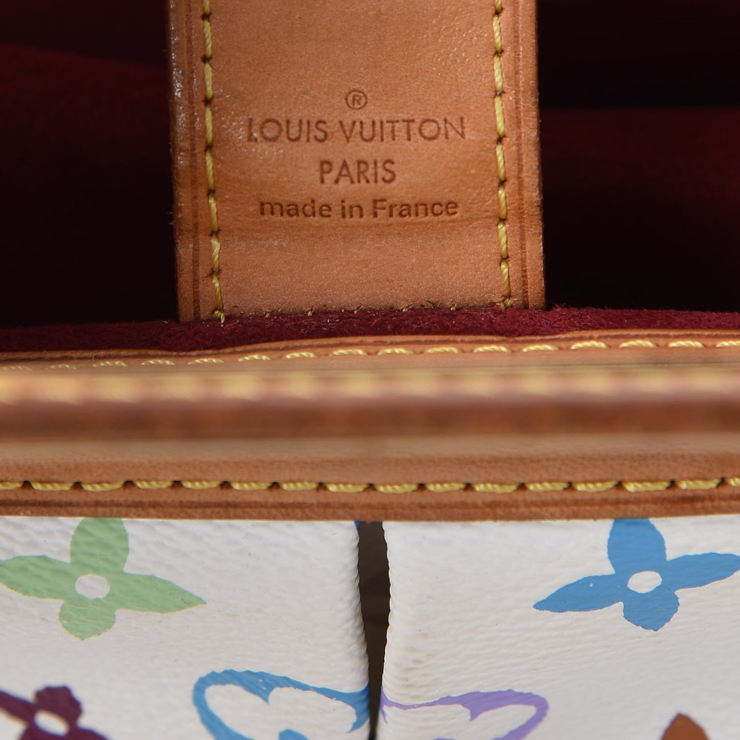 Monogram Multicolor Judy MM White