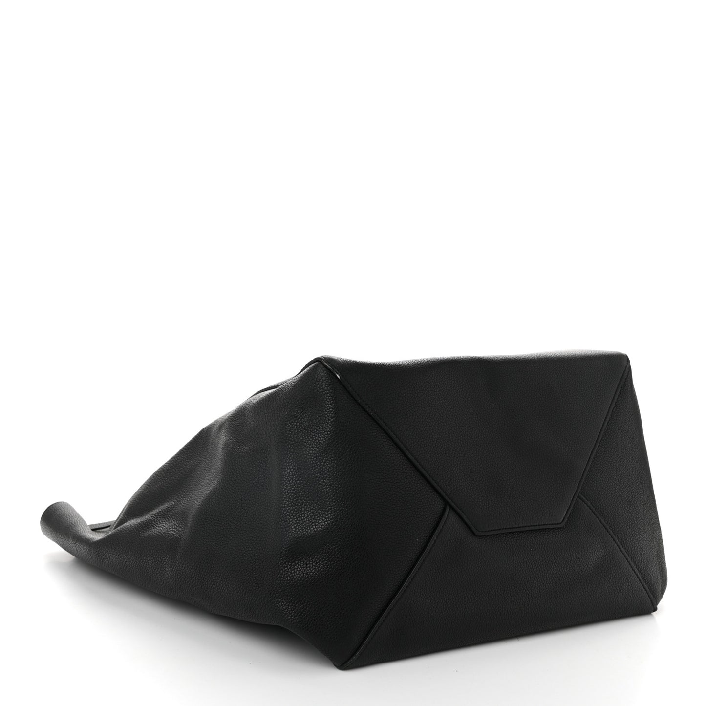 Soft Grained Calfskin Medium Belt Cabas Phantom Black