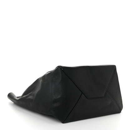 Celine Soft Grained Calfskin Medium Belt Cabas Phantom Black 3 of 12
