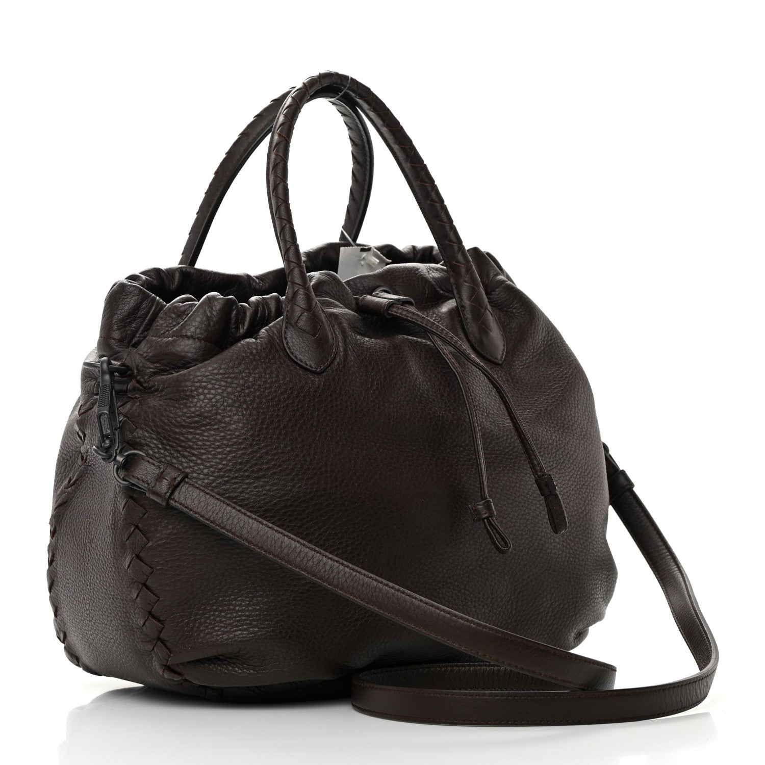 Bottega Veneta Cervo Intrecciato Satchel Ebano 3 of 17