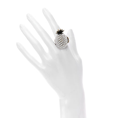 Gucci Pearl Pineapple Ring L Cream 2 of 5