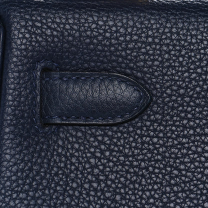 Hermes Togo Kelly Retourne 28 Bleu Nuit 14 of 39