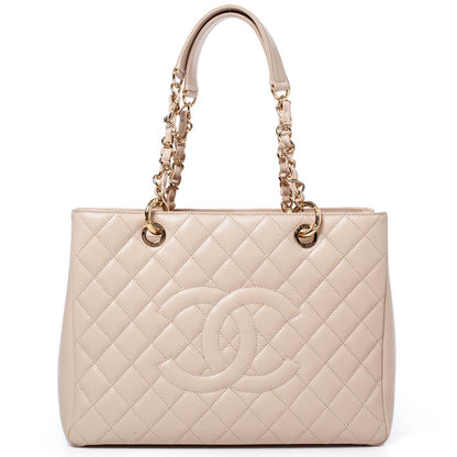 Chanel Caviar Grand Shopping Tote GST Beige Clair 1 of 10