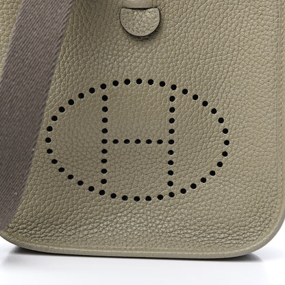 Hermes Taurillon Clemence Amazone Evelyne TPM Sauge 9 of 10
