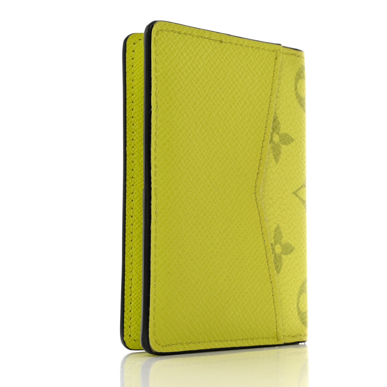Louis Vuitton Monogram Taiga Pocket Organizer Yellow 3 of 7
