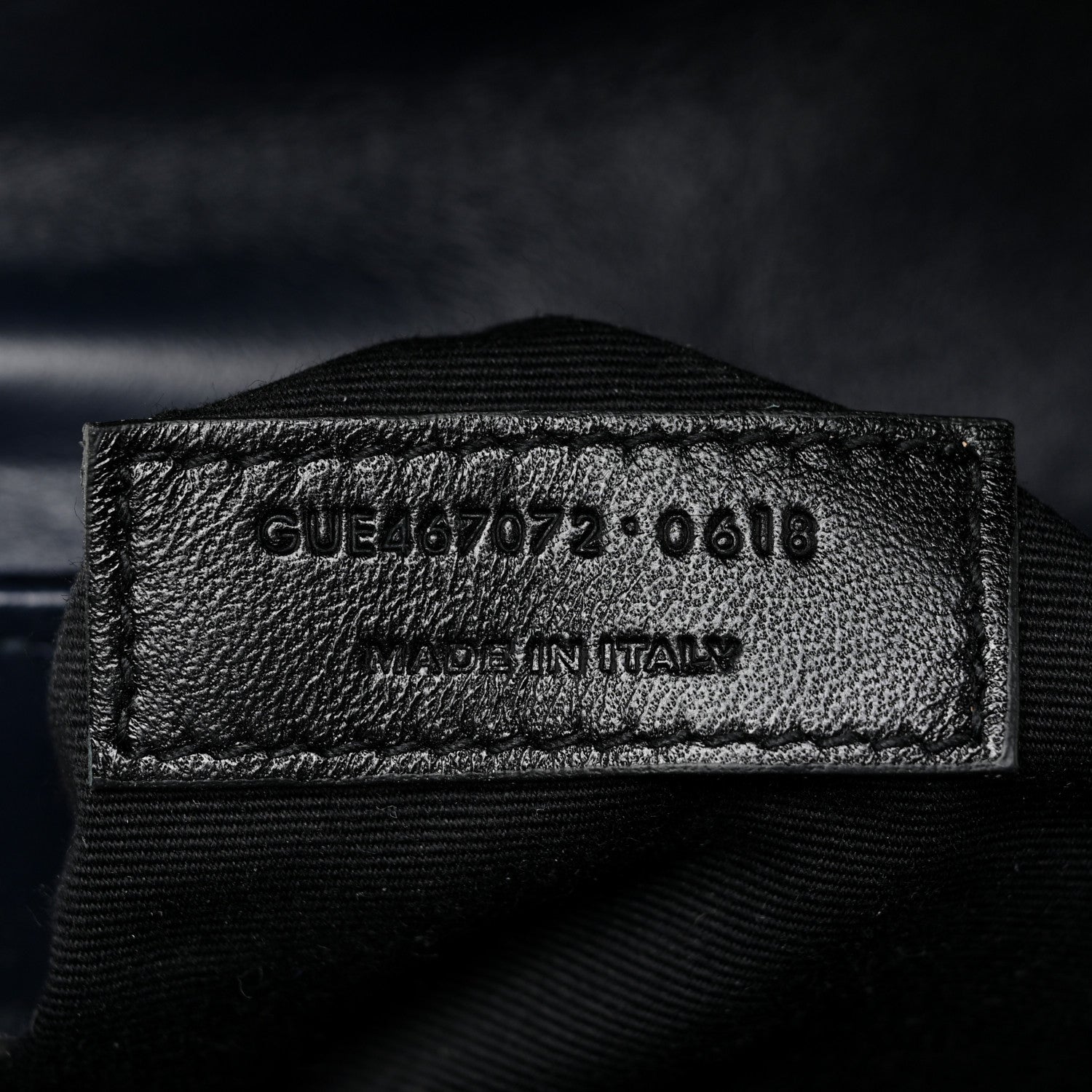 Saint Laurent Velvet Y Quilted Monogram Toy Loulou Crossbody Bag Navy 9 of 31