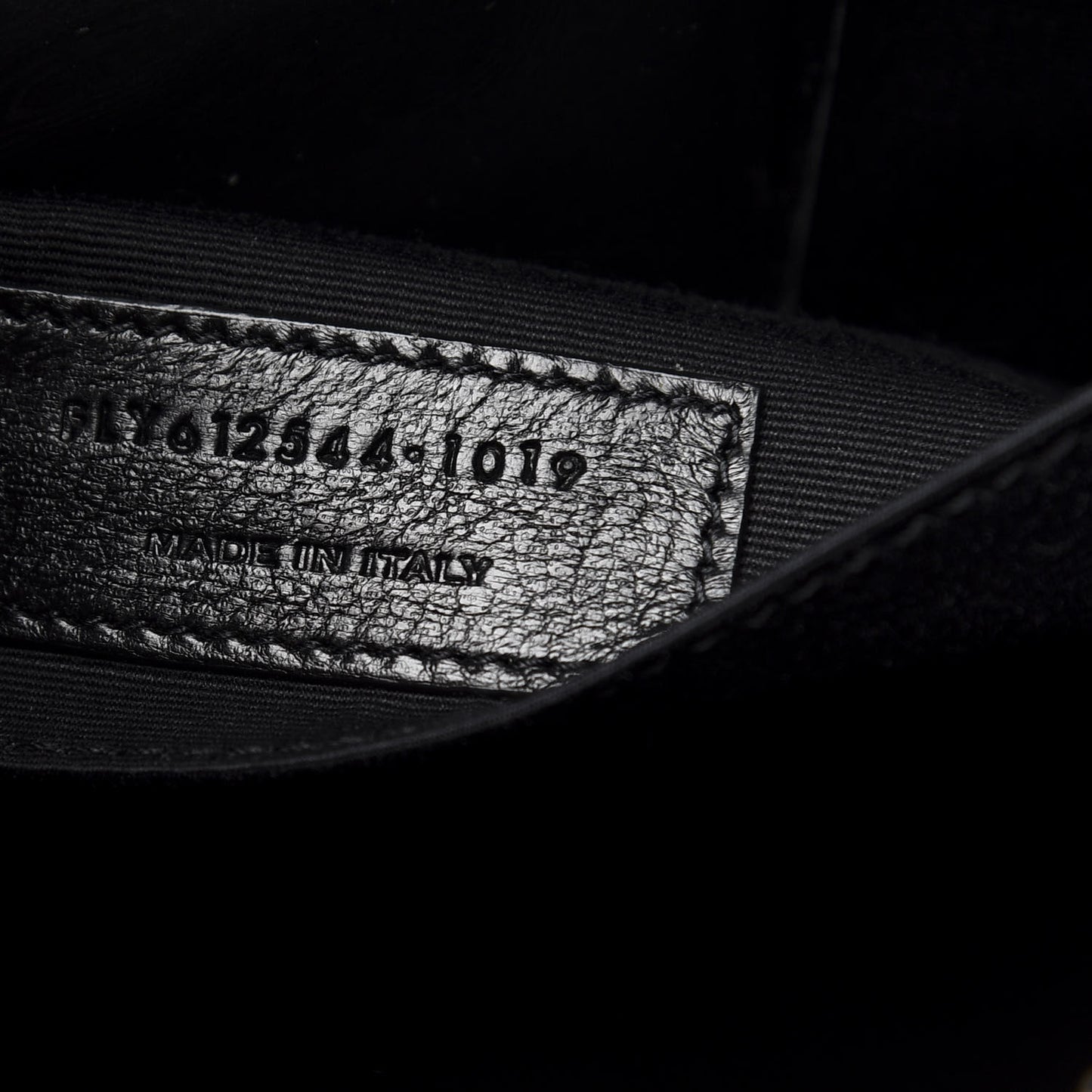 Calfskin Matelasse Monogram Lou Camera Bag Black