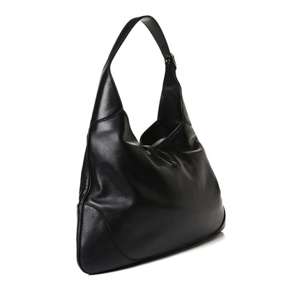 Gucci Calfskin Medium Jackie O Bouvier Hobo Black 3 of 12