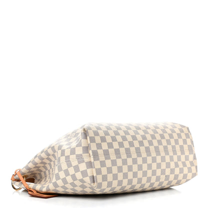 Louis Vuitton Damier Azur Graceful MM Rose Ballerine 3 of 14