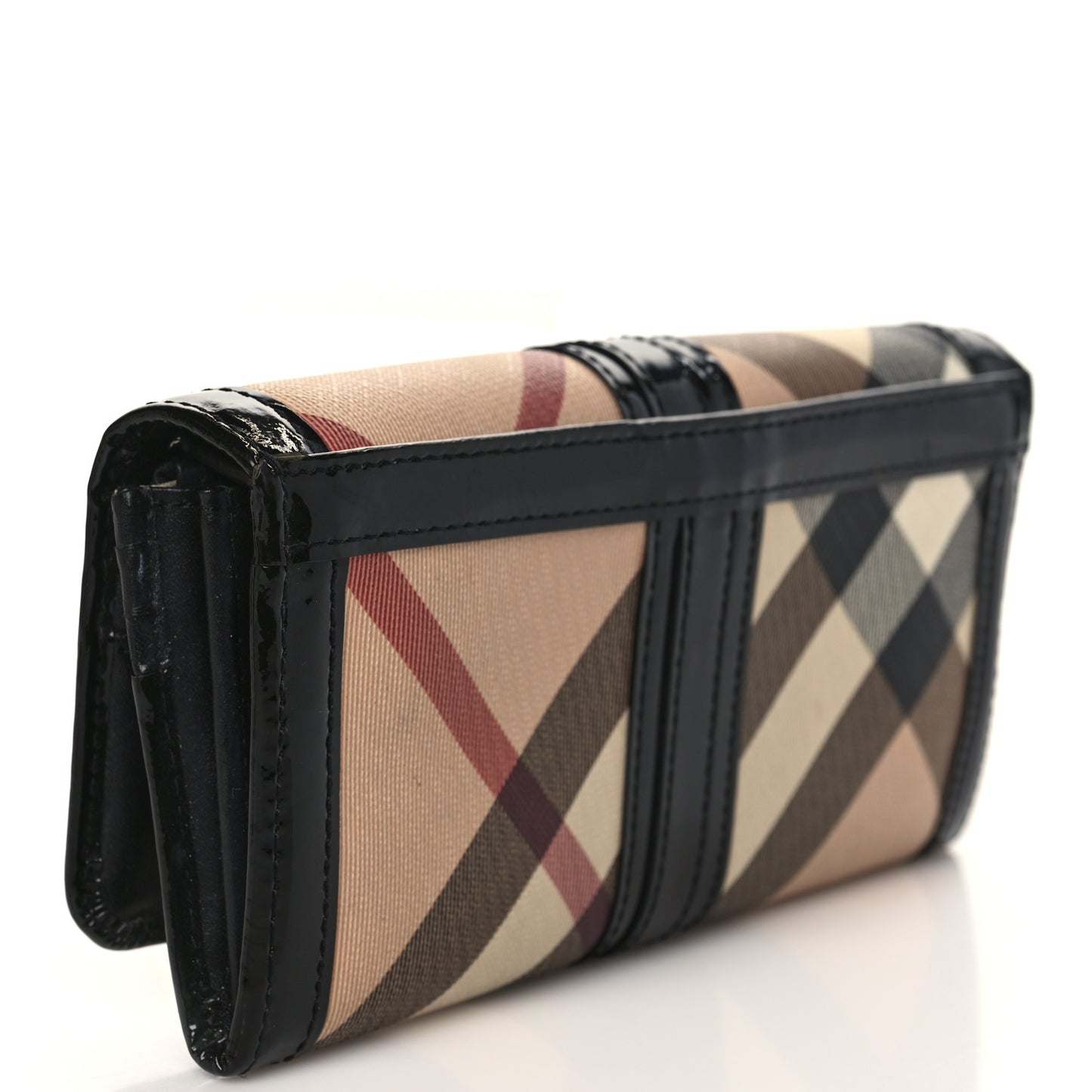 Supernova Check Penrose Continental Wallet Black