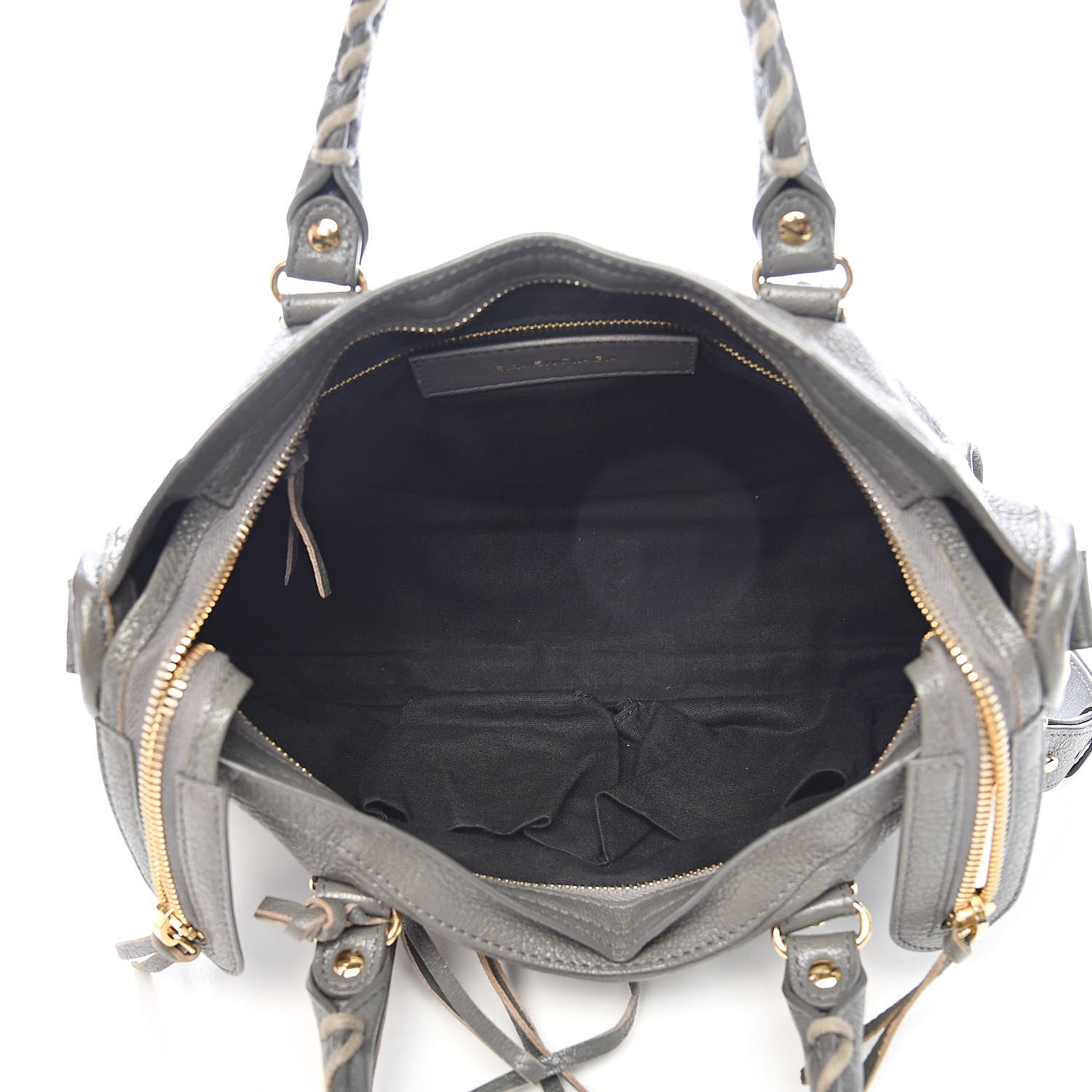 Balenciaga Chevre Gold Metallic Edge Hardware S City Gris Acier 5 of 12