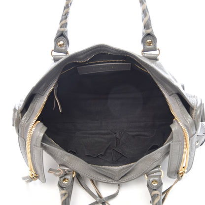 Balenciaga Chevre Gold Metallic Edge Hardware S City Gris Acier 5 of 12