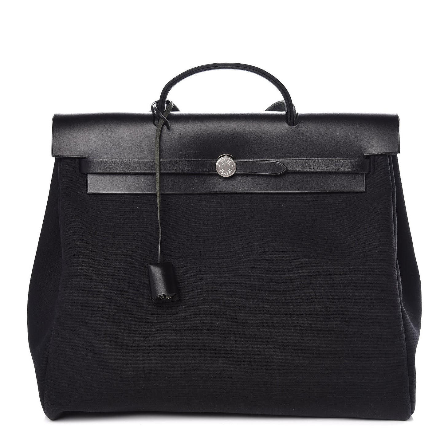 Toile Vache Calfskin Herbag 39 Black