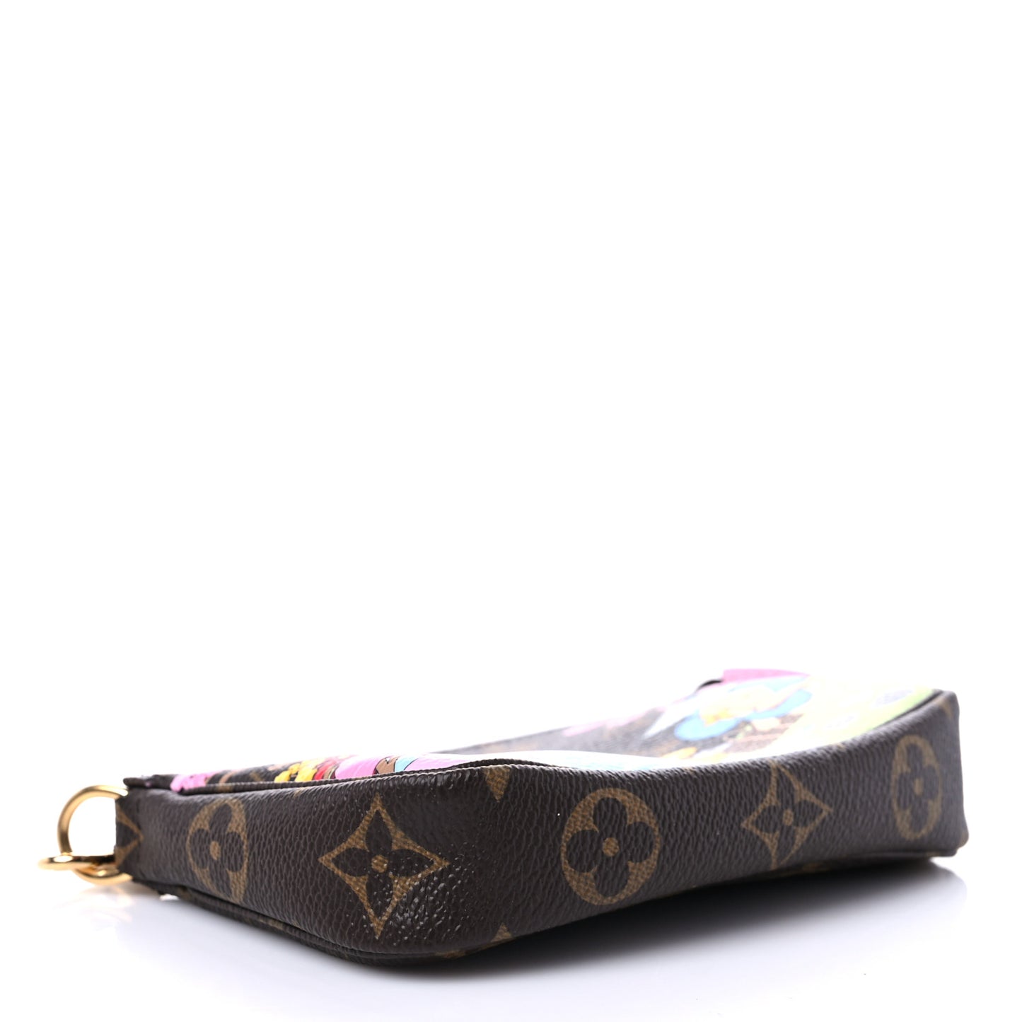Monogram 2021 Christmas Animation Japanese Garden Mini Pochette Accessories Wisteria Pink