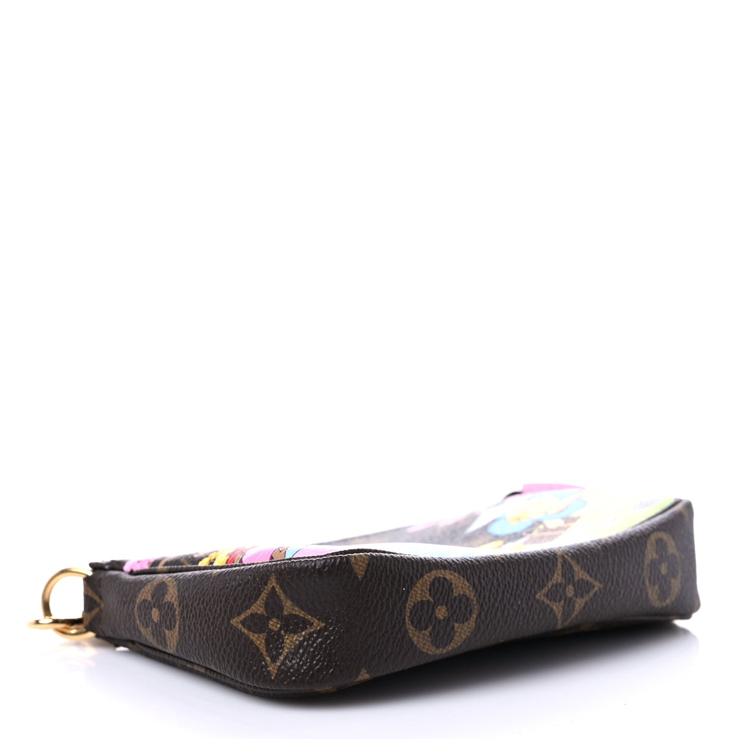 Louis Vuitton Monogram 2021 Christmas Animation Japanese Garden Mini Pochette Accessories Wisteria Pink 4 of 9