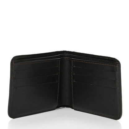 Louis Vuitton Utah 6 Cards Bill Holder Wallet Coffee 9 of 13
