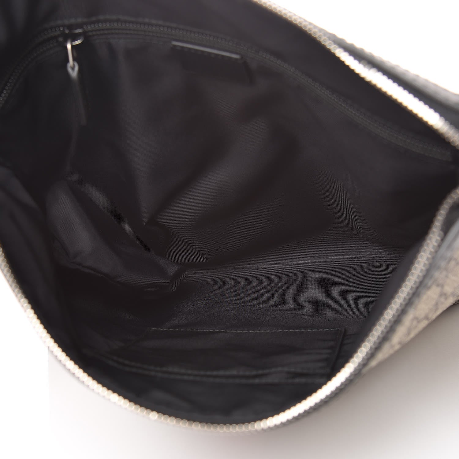 Gucci GG Supreme Monogram Web Messenger Bag Black 5 of 9