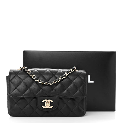 Chanel Caviar Quilted Mini Rectangular Flap Black 11 of 11