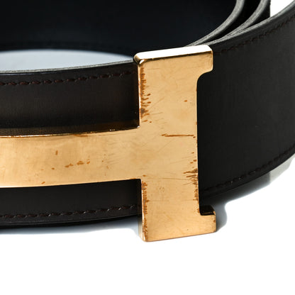 Hermes Box Chamonix 42mm Constance Belt 95 Black Chocolate 6 of 6