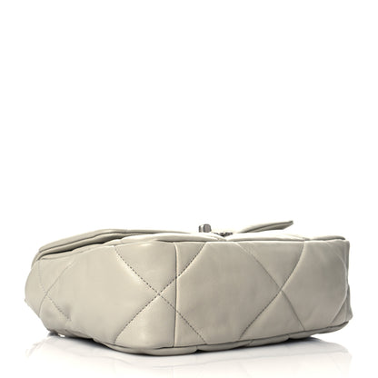 Chanel Lambskin Quilted Medium Chanel 19 Flap Grey 4 of 10