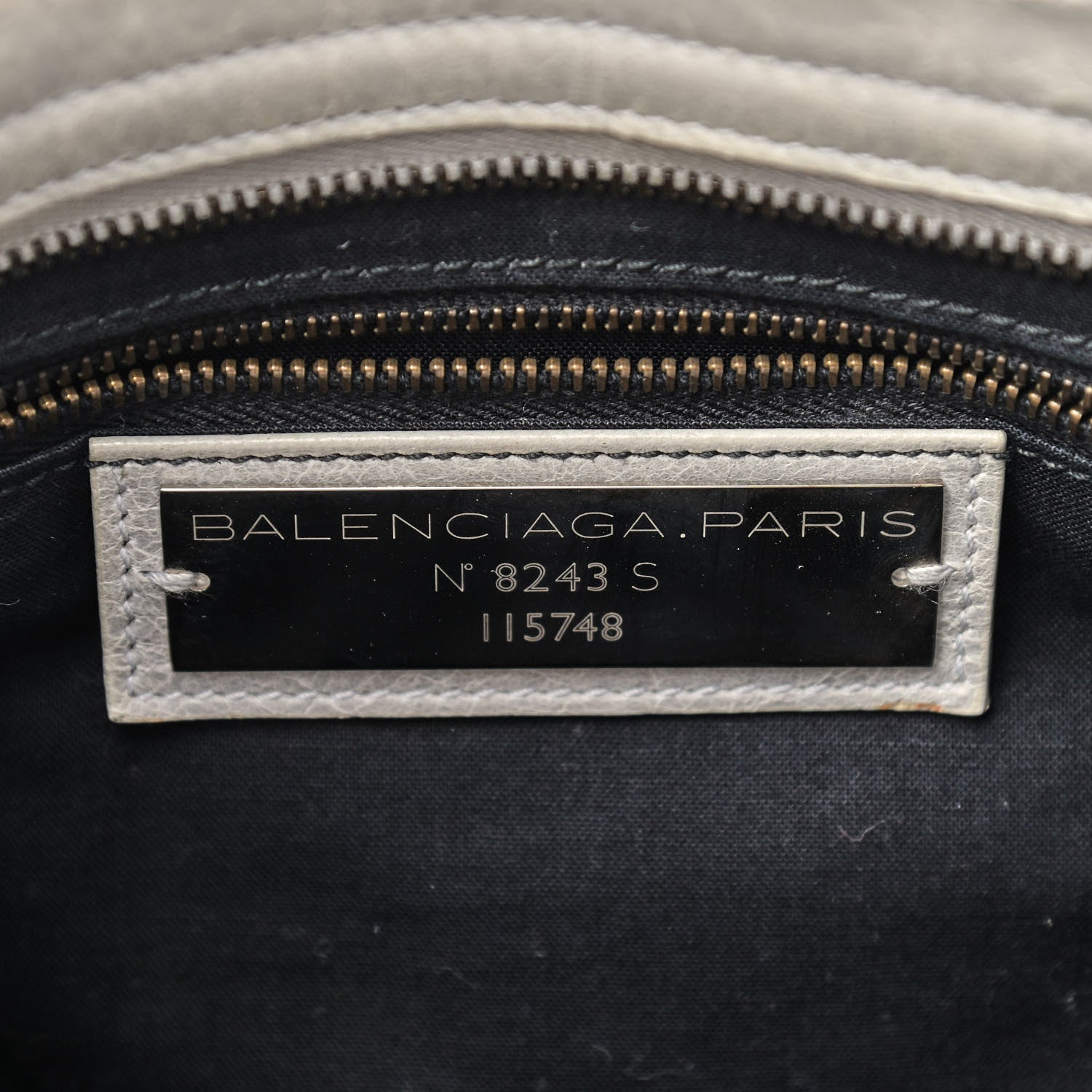 Balenciaga Agneau Classic Hardware City Argent 7 of 8