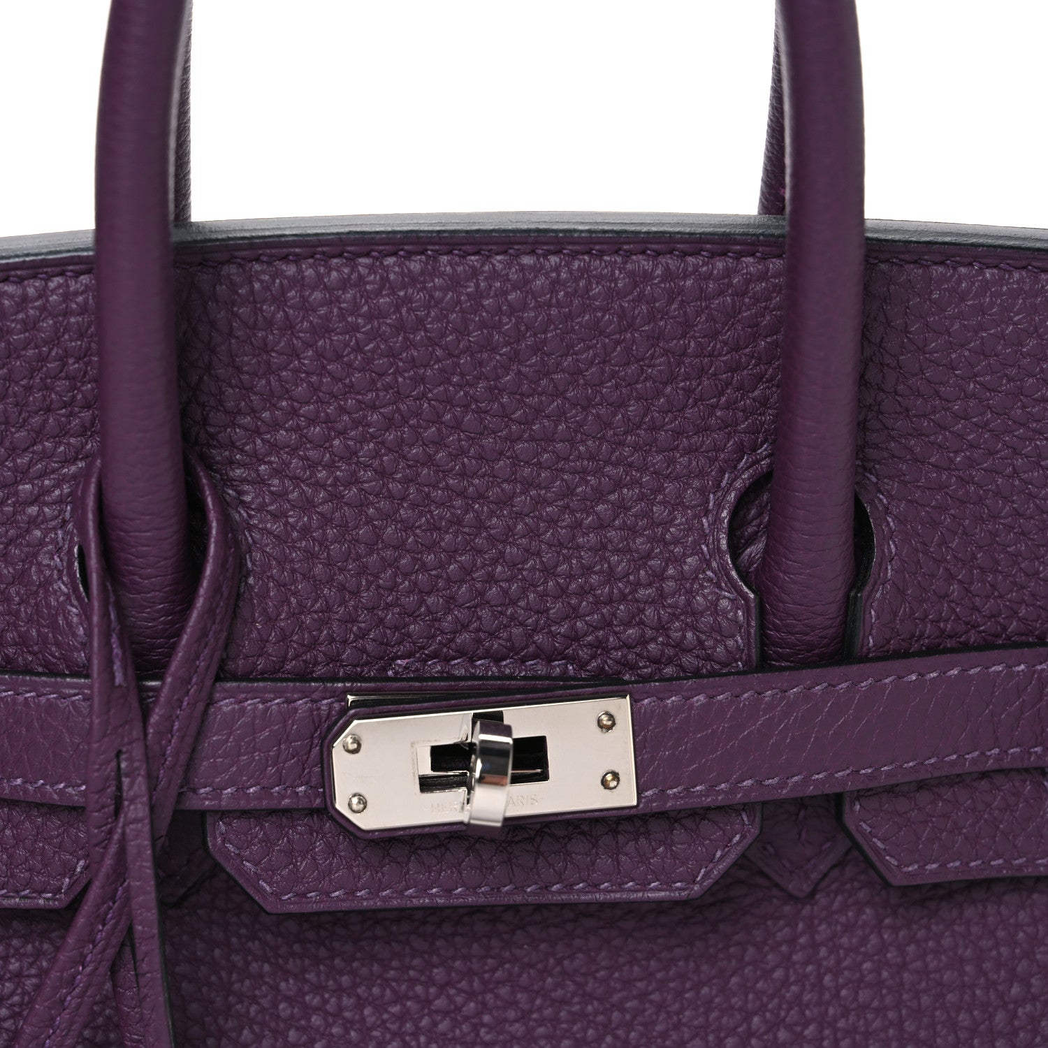 Hermes Togo Birkin 25 Cassis 8 of 10
