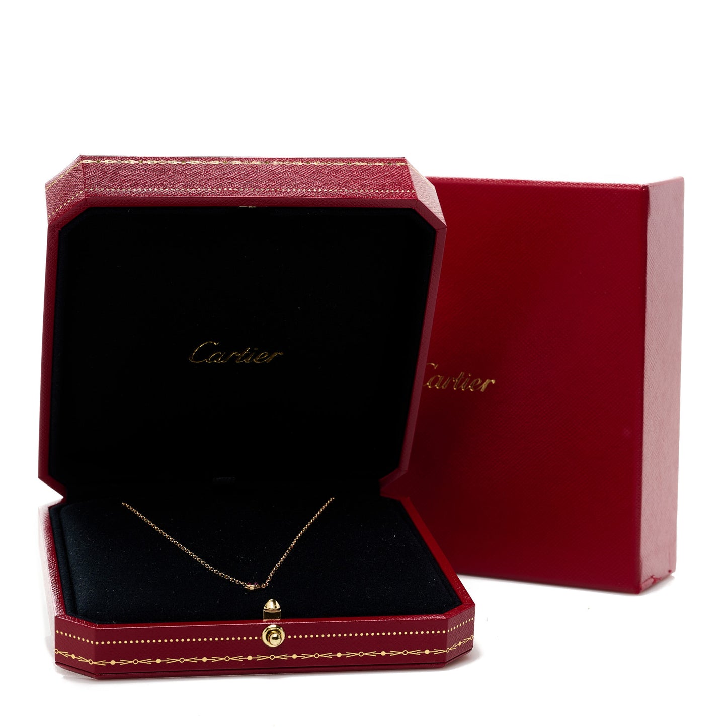 18K Pink Gold Pink Sapphire D'Amour Pendant Necklace