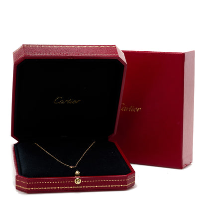 Cartier 18K Pink Gold Pink Sapphire D'Amour Pendant Necklace 6 of 6