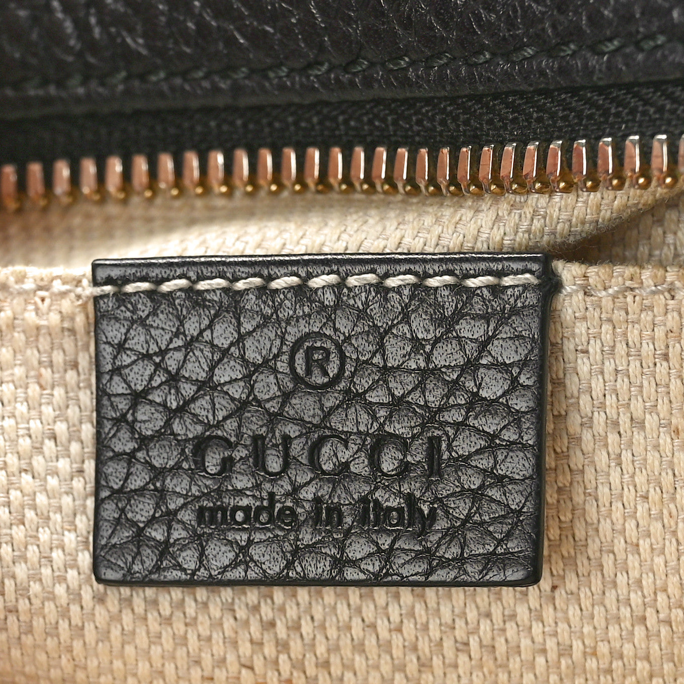 Gucci Pebbled Calfskin Small Soho Disco Bag Black 6 of 12