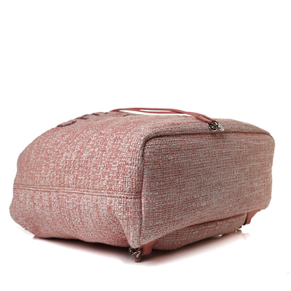 Chanel Canvas Large Deauville Backpack Pink 8 of 9