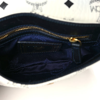 MCM Visetos Mini Heritage Crossbody White Marine 5 of 9