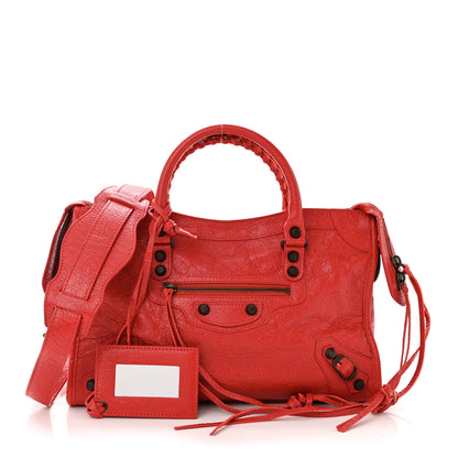 Balenciaga Agneau Classic Hardware S City Poppy 1 of 10