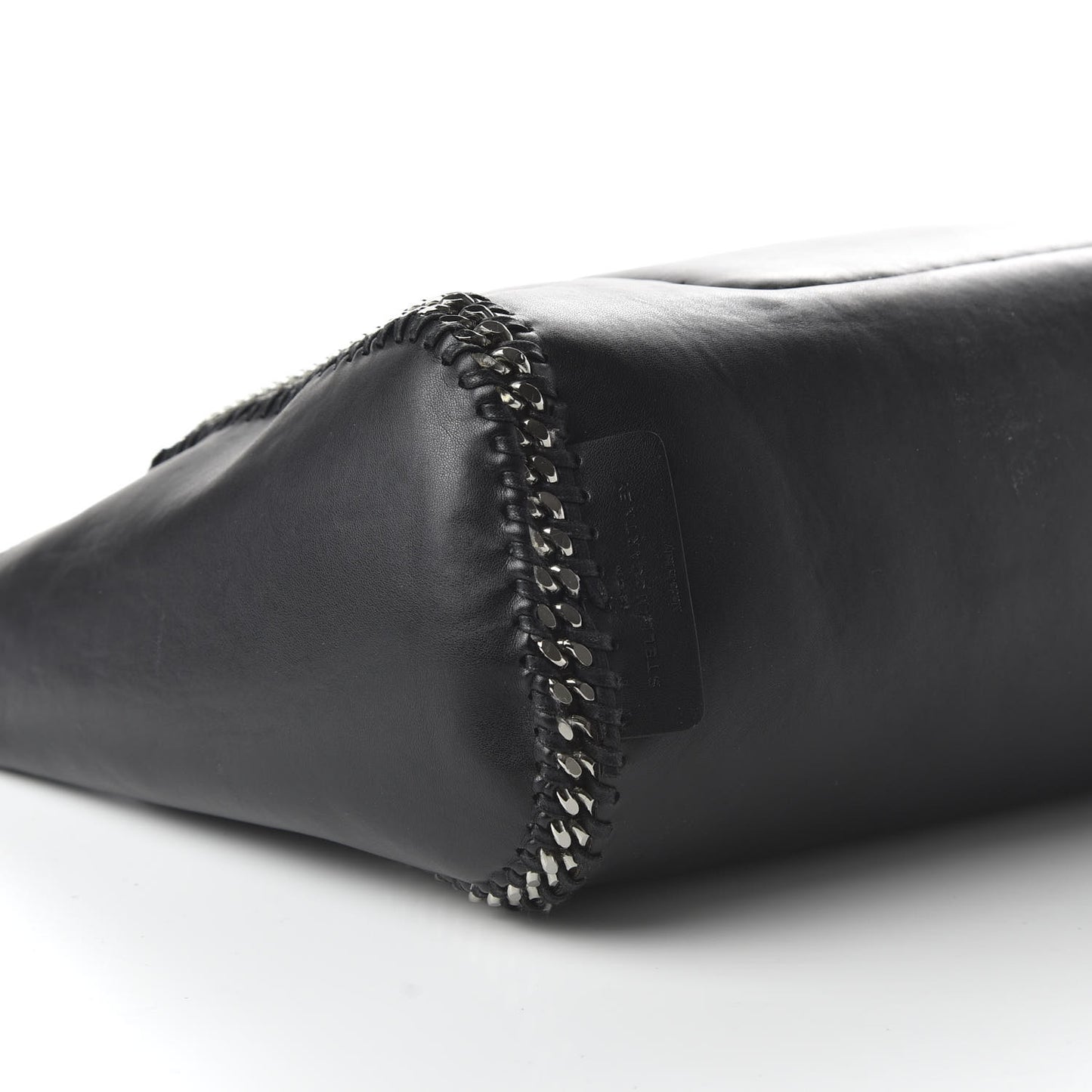 Eco Alter Nappa Shearling Leopard Print Falabella Reversible Tote Black