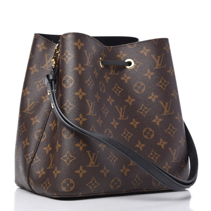 Louis Vuitton Monogram Neonoe MM Black 3 of 8
