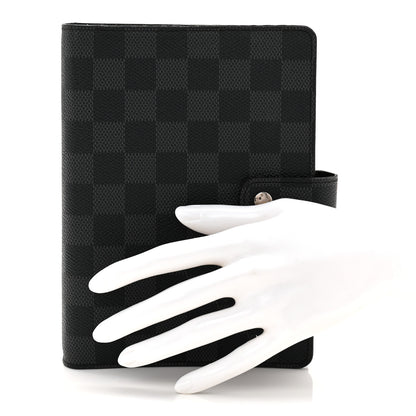 Louis Vuitton Damier Graphite Medium Ring Agenda Cover 2 of 8