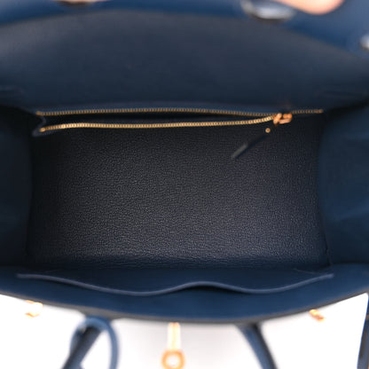 Hermes Epsom Birkin Sellier 25 Bleu Navy 5 of 12