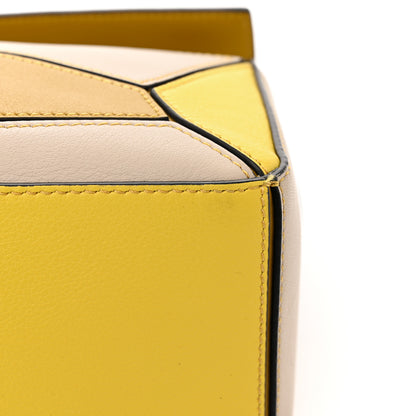 Loewe Grained Calfskin Small Puzzle Bag Ocre Yellow 10 of 14