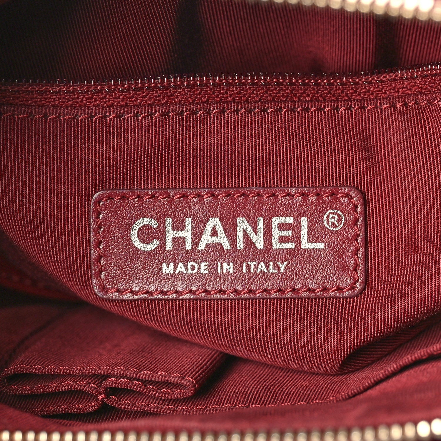 Chanel Aged Calfskin Quilted Small Gabrielle Hobo Burgundy 6 of 9