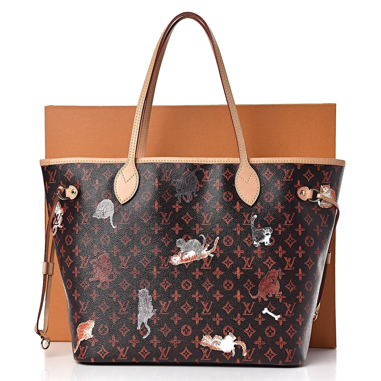 Catogram Neverfull MM Marron