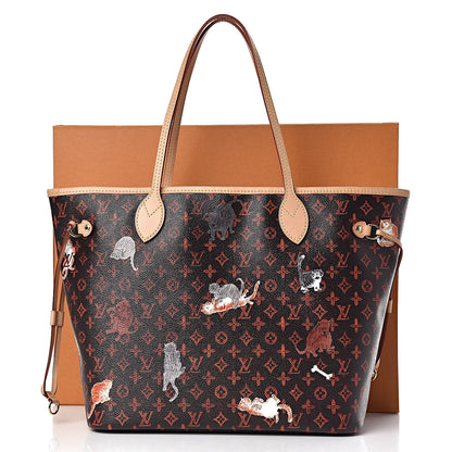 Louis Vuitton Catogram Neverfull MM Marron 12 of 12