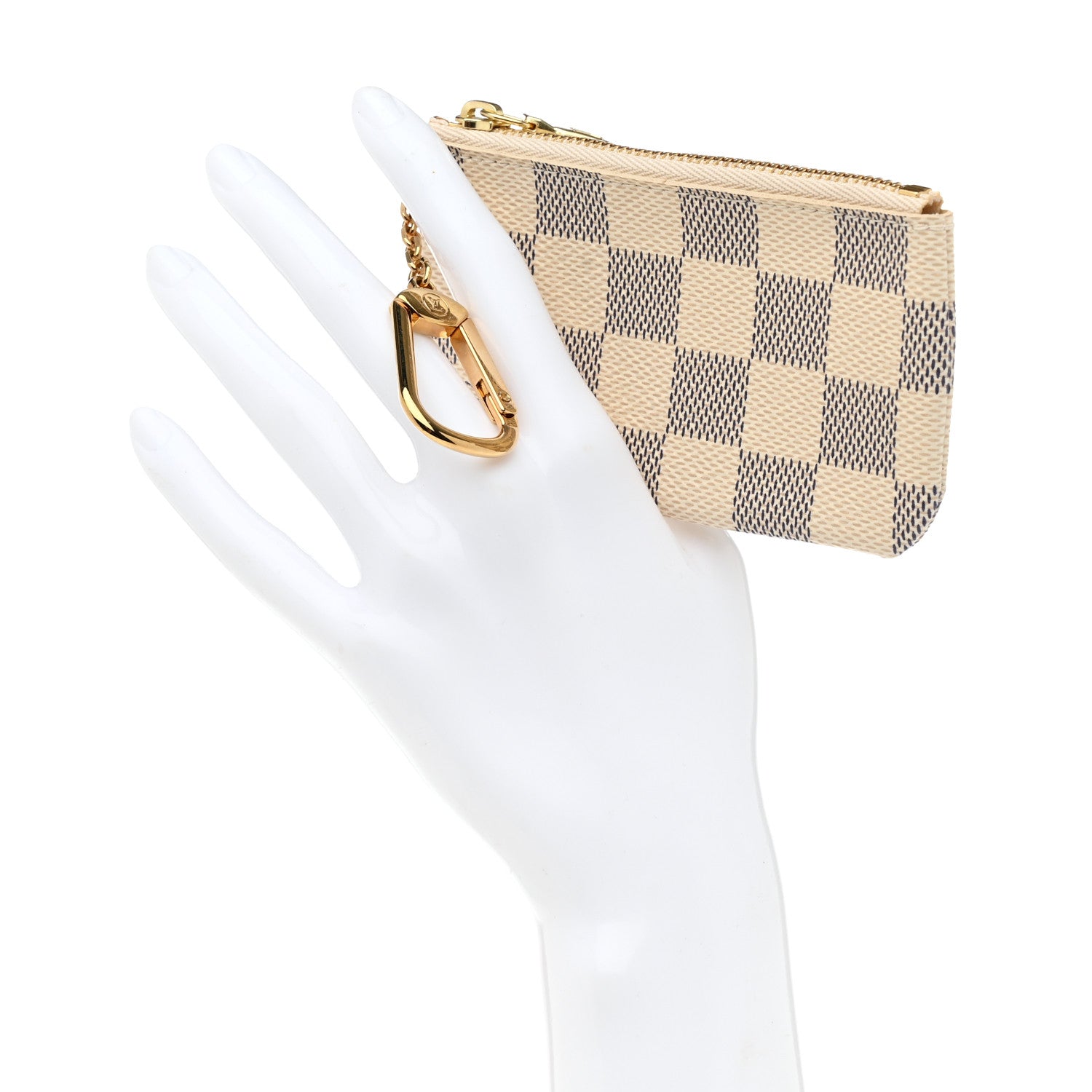 Louis Vuitton Damier Azur Key Pouch 2 of 7