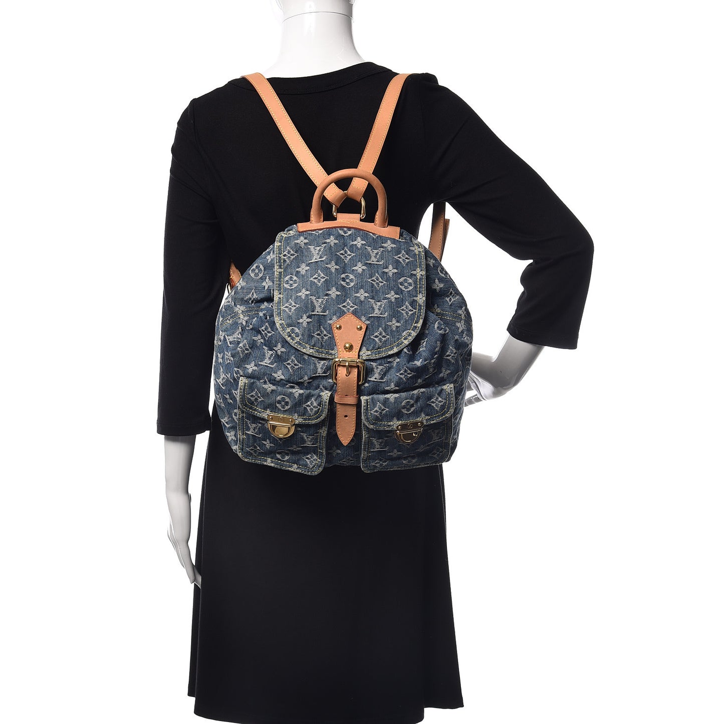 Denim Sac a Dos Backpack GM Blue