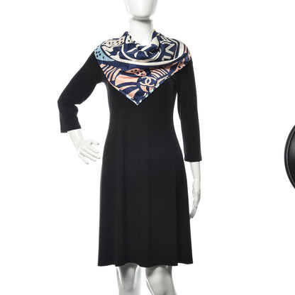 Chanel Silk CC Logo Scarf Multicolor 2 of 3