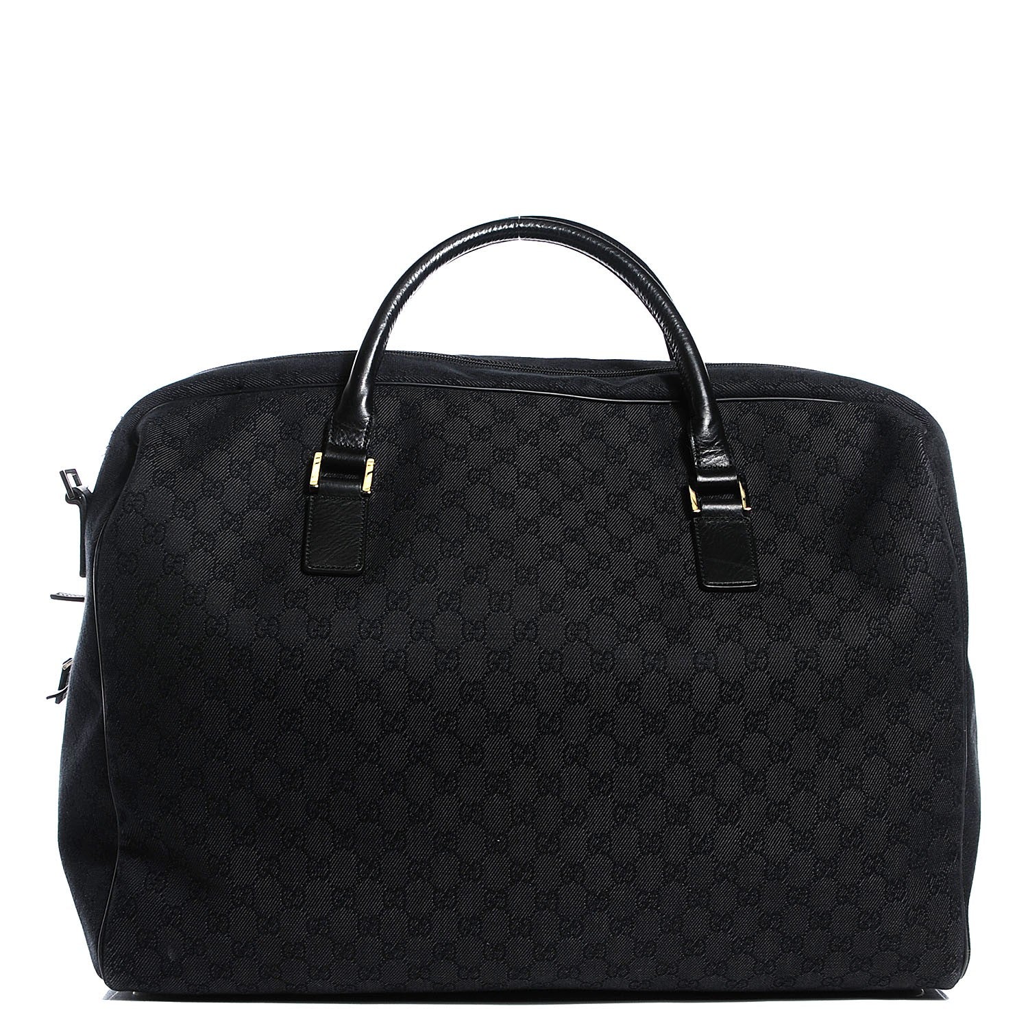 Gucci Denim Monogram Large Duffle Black 1 of 7